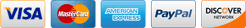 Picture of Visa, Master Card, Discover & Amex